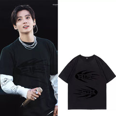JK BANGTAN Printed Cotton Short Sleeve T-Shirt