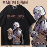 Men's Mandalorian Print Cartoon T-Shirt