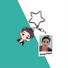 Cute Kpop Photo Keychain