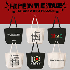 J-hope Logo Tote Canvas Handbag