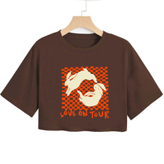 Women's Letter Short Sleeve T-Shirt