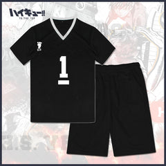 Unisex Inarizaki High Cosplay Short Sleeve Tee and Shorts Sportswear