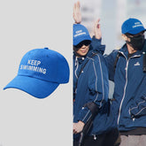 KEEP SWIMMING Embroidered Baseball Cap