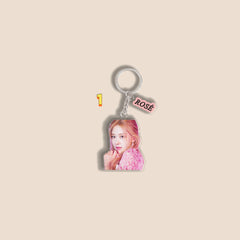 ROSE Acrylic Pendant Keychain Set