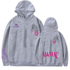 Unisex Kpop MANIAC Letter Printed Hoodie Pants