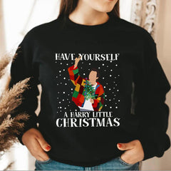 Lovely Girls Have Yourself A Little Christmas Sweatshirt