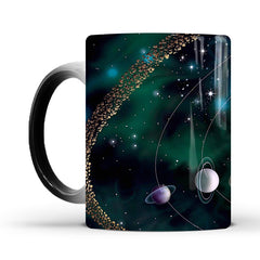 Planet Solar System Color Changing Ceramic Mug
