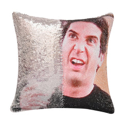 Funny Friends Sequined Throw Pillow Cover