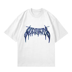 Casual KPOP Sk7th Logo Short-sleeved T-shirt