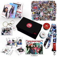 NJZ Keychain Sticker Photocard Gift Box