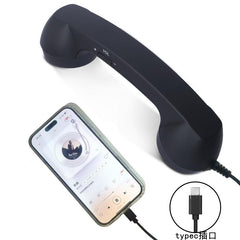 Retro Type-C Plug-in Handle Earphone