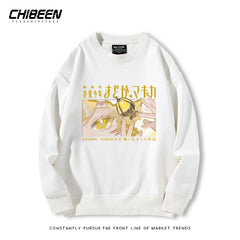 Trendy Anime Crew Neck Sweatshirt