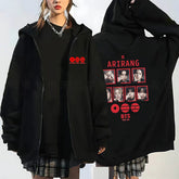 Arirang World Tour Printed Zip Up Hoodie