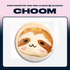 BM "CHOOM" Cartoon Badge Mirror Keychain
