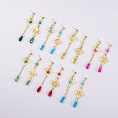 Trendy Seven Elements Game Earrings