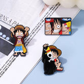 Creative Luffy Jewelry Badge Set