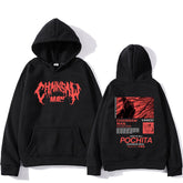 Pochita Anime Printed Pullover Hoodie
