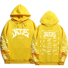 KPOP ATE Letter Printed Pullover Hoodie