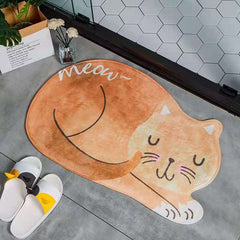 2 Different Colors Meow CAT BATH MAT