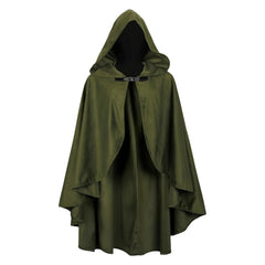 Retro Medieval Hooded Cape Costume