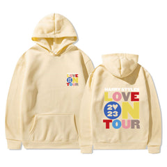 Unisex Letter Printed Loose Pullover Hoodie