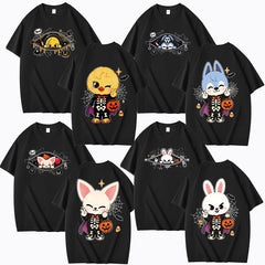 SKZ Halloween Printed Short Sleeve T-Shirt