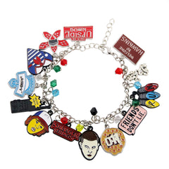 Retro TV Logo Pendant Bracelet