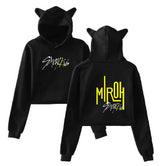 Women's Kpop Letter Print Casual Hoodie