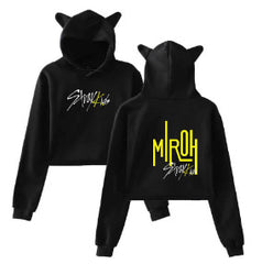 Women's Kpop Letter Print Casual Hoodie