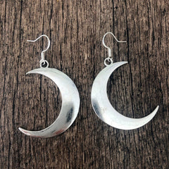 Retro Style Moon Earrings