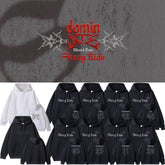 Unisex Kpop Logo Zipper Cardigan Hoodie