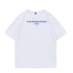 Sunghoon Same Cotton Printed Short-sleeved T-shirt