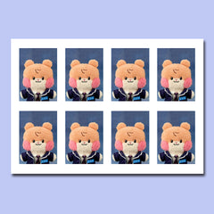 KPOP Cartoon One-inch ID Photo