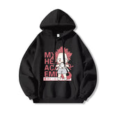 Men's Anime Graphic Print Loose Hoodie