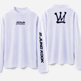 Jungkook Collab White Long-sleeved T-shirt