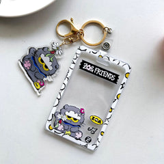 GD Cat Transparent Card Holder Keyring