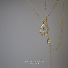 Vintage Tulip Necklace