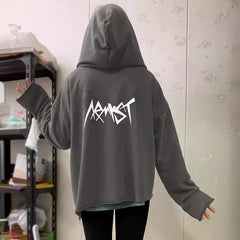 Unisex Y2K Style Kpop Zipper Hoodie