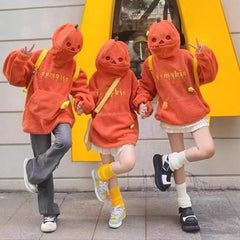 Pumpkin King Oversized Fleece Hoodie