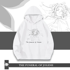 Casual Anime Print Loose Hoodie