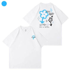 KPOP Glitter Day Printed Short-sleeved T-shirt