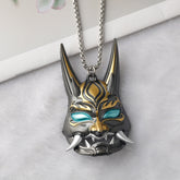 Game Mask Model Cos Necklace Keychain