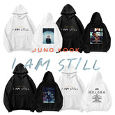 KPOP IAM STILL Logo Printed Hoodie