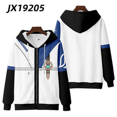 Trendy Game Cos Wanderer Printed Zipper Hoodie
