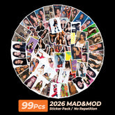 99PCS KATSEYE Mod & Mad Stickers