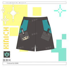 Trendy Game Kinich Cos T-Shirt Shorts Set