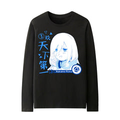 Men's Anime Long-sleeved Cotton T-shirt