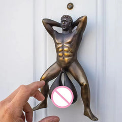Funny Spoof Doorbell Knocker Pendant