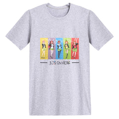 Casual Anime Print Short-sleeved T-shirt