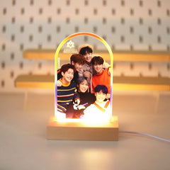 Kpop Style Wooden Night Light